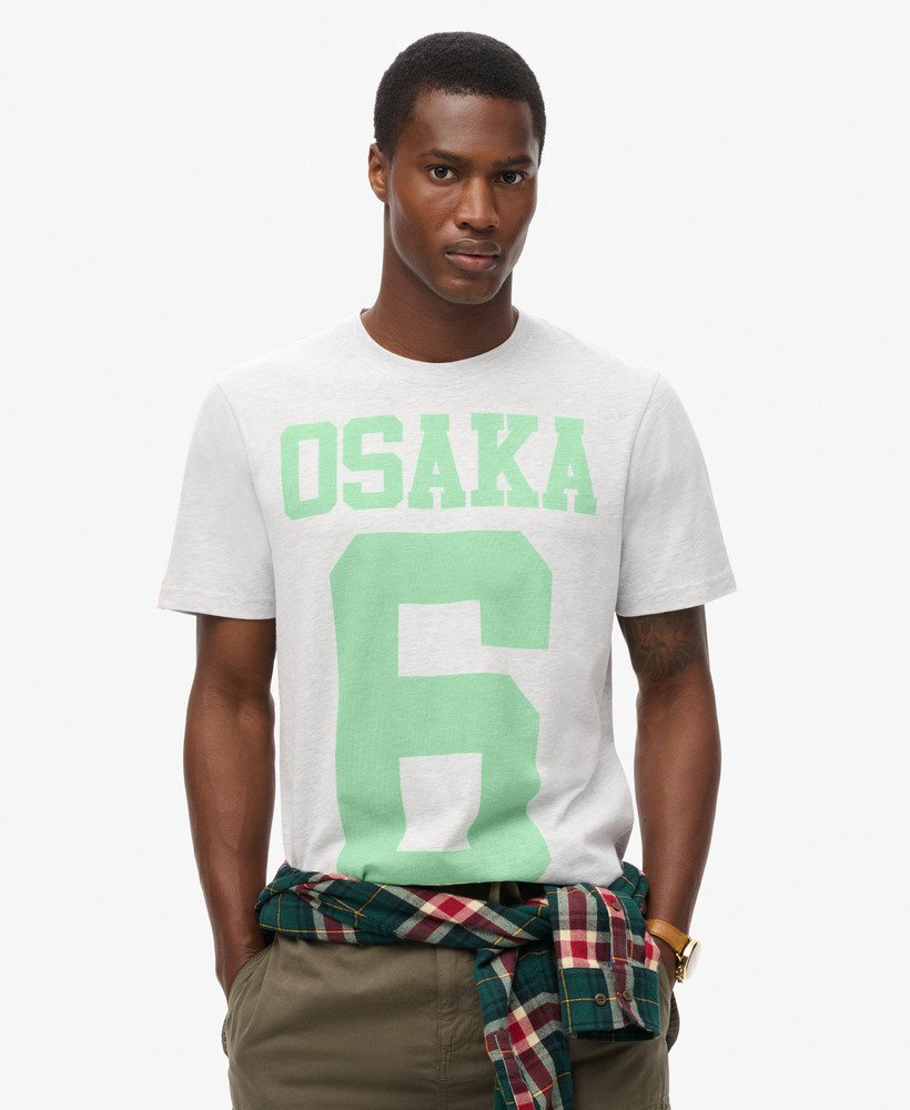 camiseta osaka 6 marl standard na cor glacier grey marl