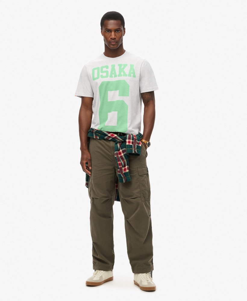 camiseta osaka 6 marl standard na cor glacier grey marl