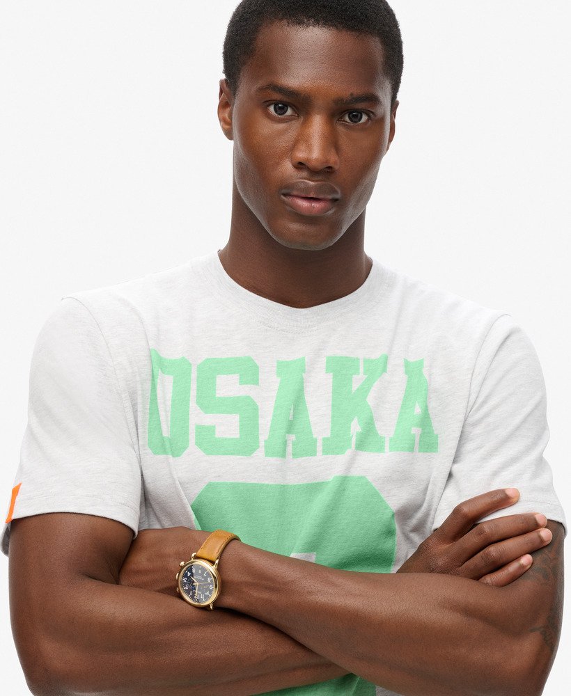 camiseta osaka 6 marl standard na cor glacier grey marl