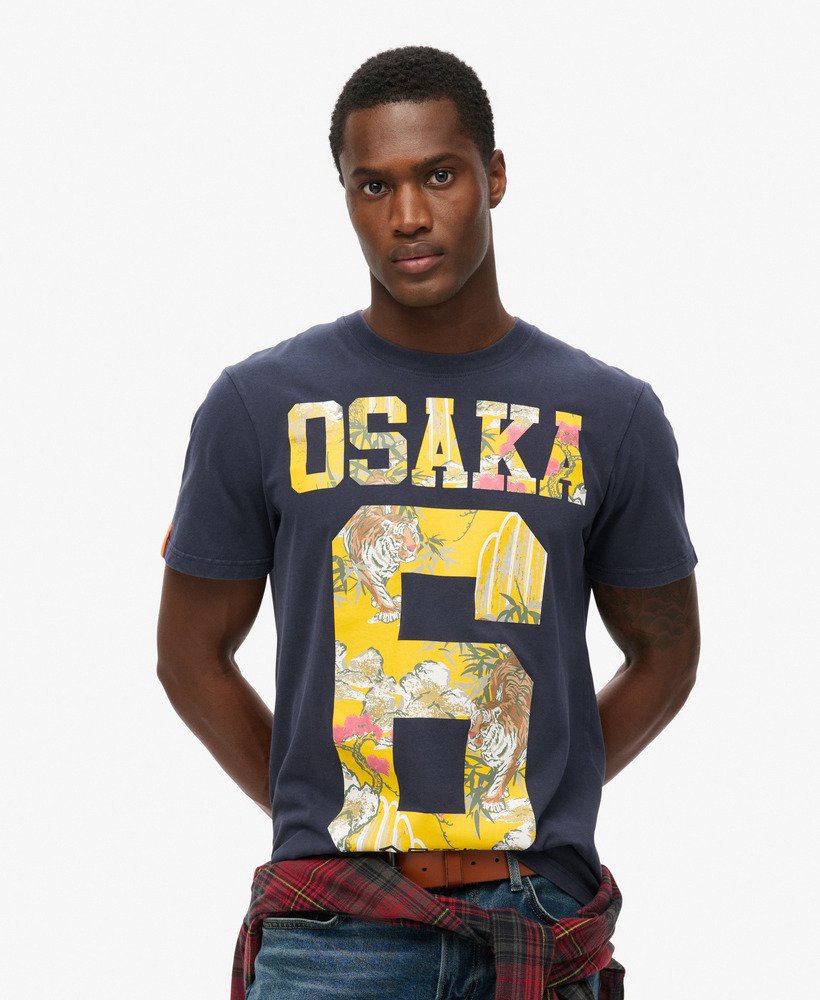 camiseta osaka 6 japanese infill na cor francÊs marinho