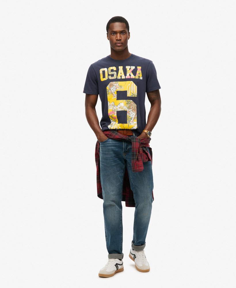 camiseta osaka 6 japanese infill na cor francÊs marinho