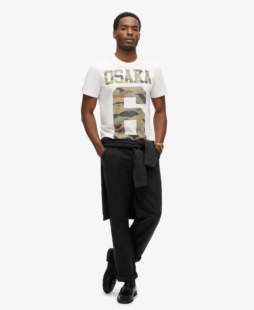 camiseta osaka 6 camo standard na cor Óptica