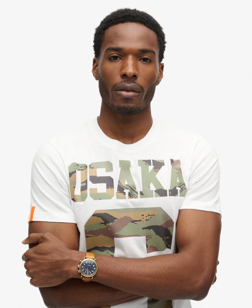 camiseta osaka 6 camo standard na cor Óptica