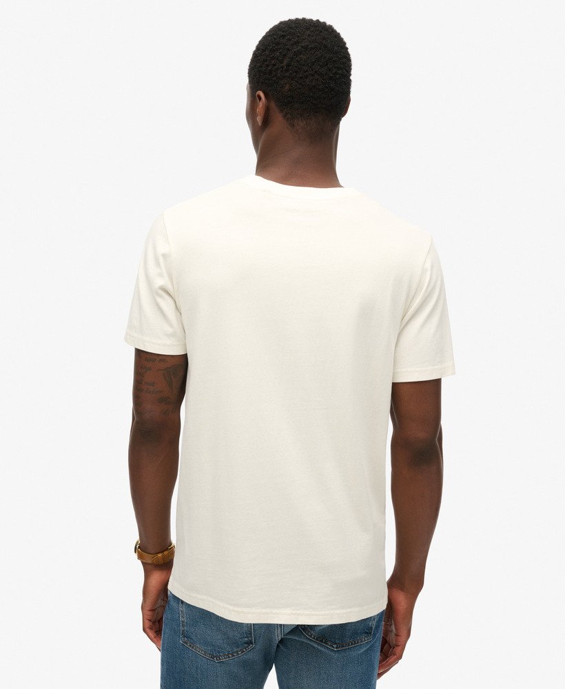 camiseta superdry x komodo kailash dragon na cor new chalk white