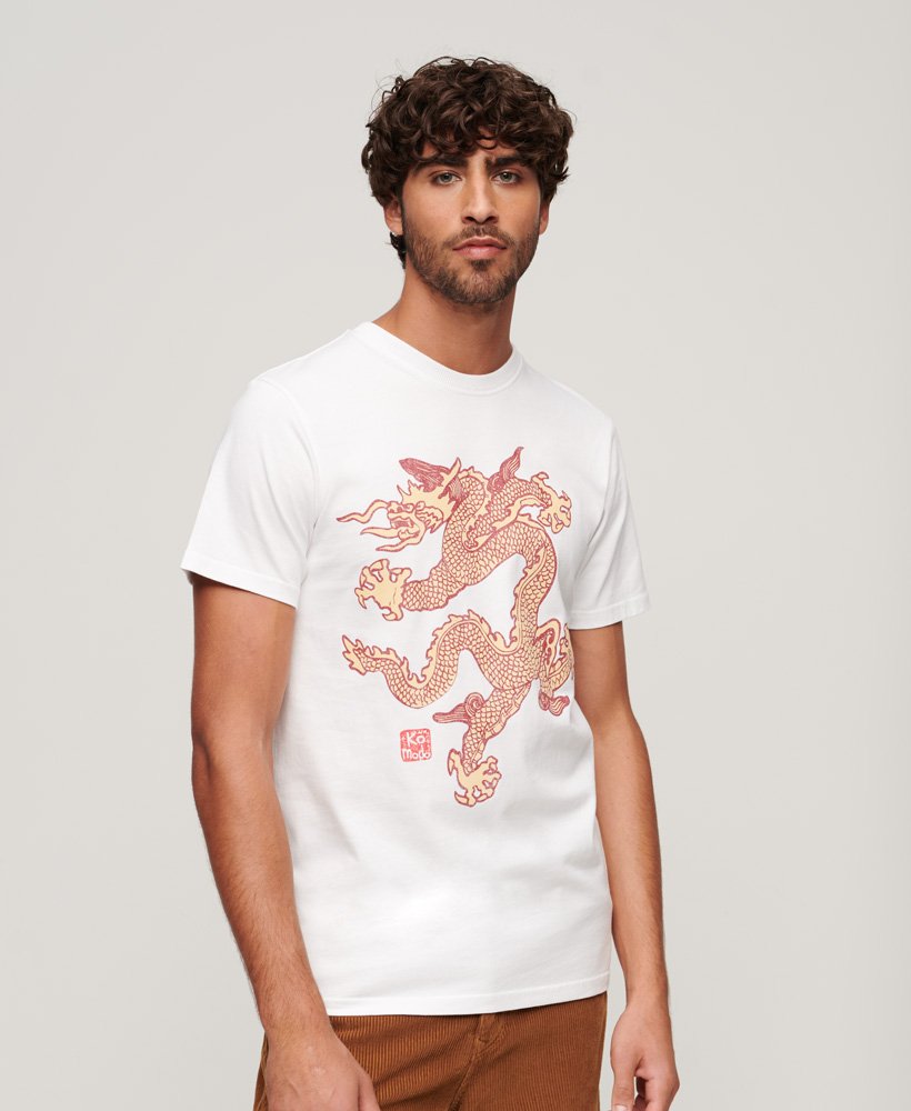 camiseta vintage superdry x komodo na cor optic