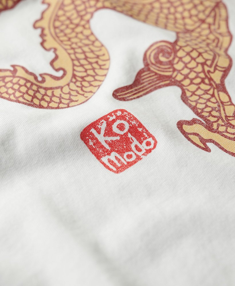 camiseta vintage superdry x komodo na cor optic