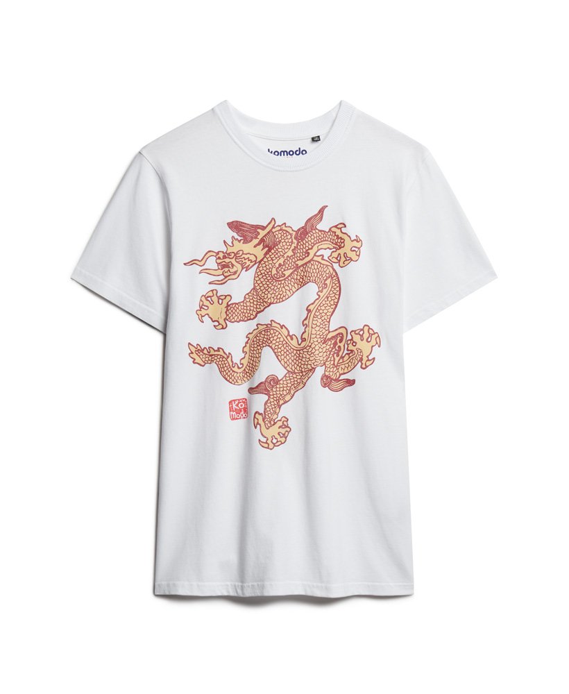 camiseta vintage superdry x komodo na cor optic