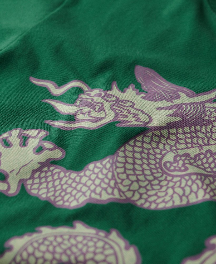camiseta vintage superdry x komodo na cor verde erin
