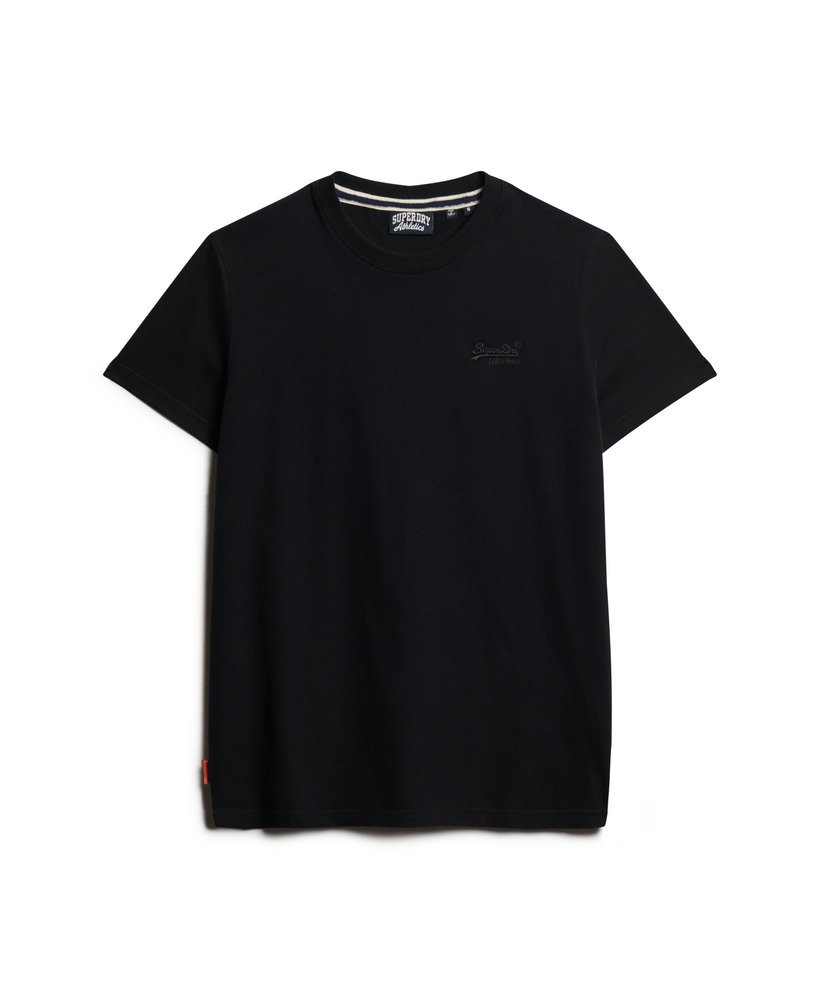 camiseta essential logo em algodão orgânico na cor pretapreta