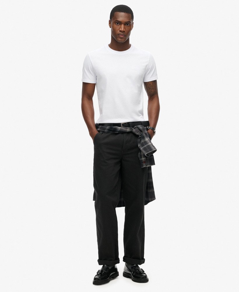 camiseta essential logo em algodão orgânico na cor ÓpticaÓptica