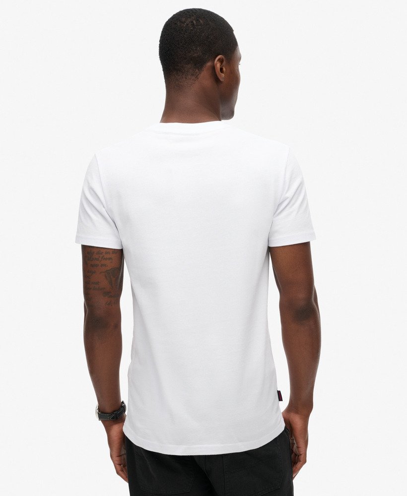 camiseta essential logo em algodão orgânico na cor ÓpticaÓptica