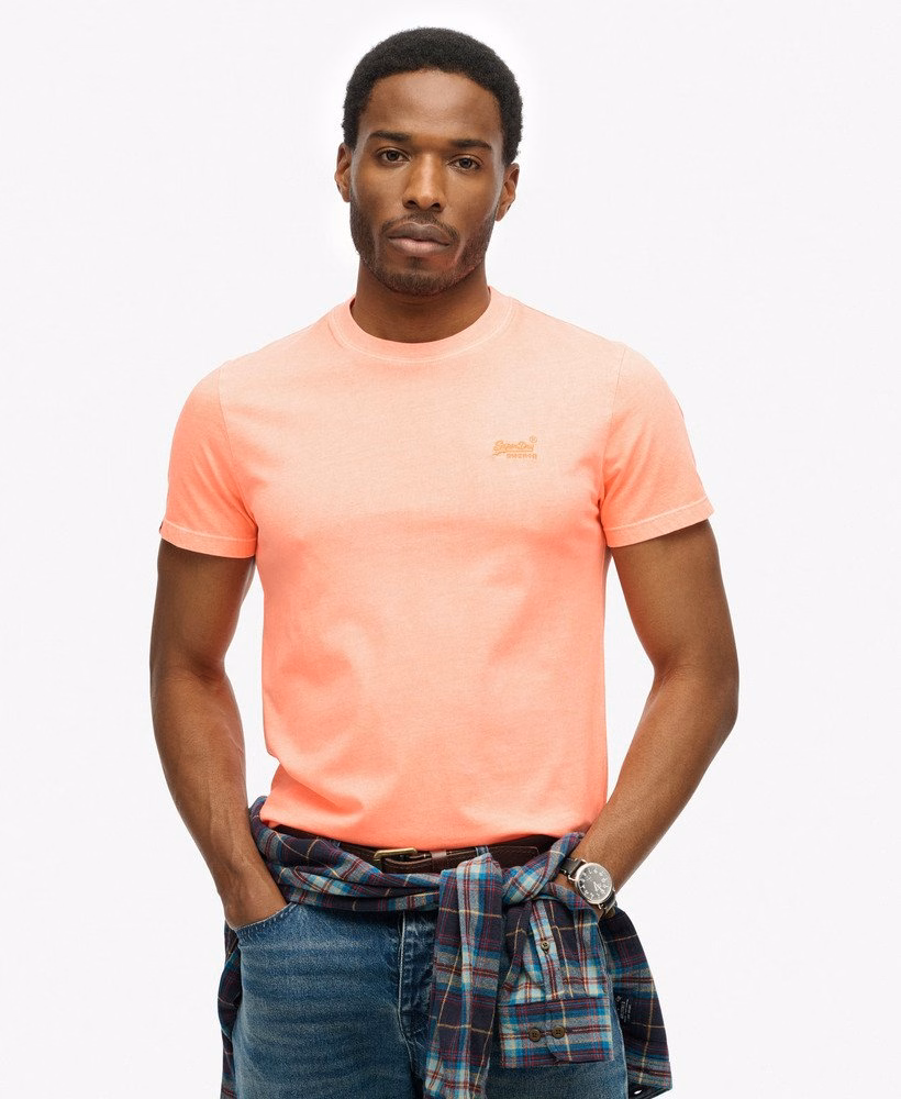 Camiseta Neon com Logo Essencial Bordado