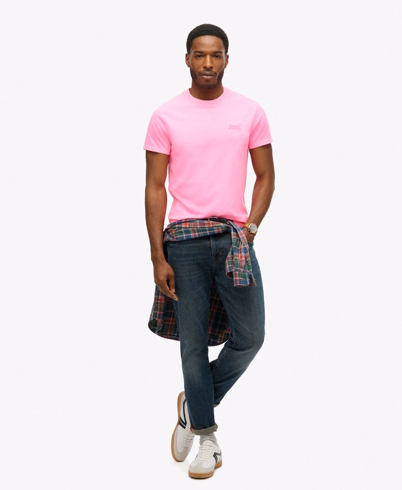 Camiseta Neon com Logo Essencial Bordado
