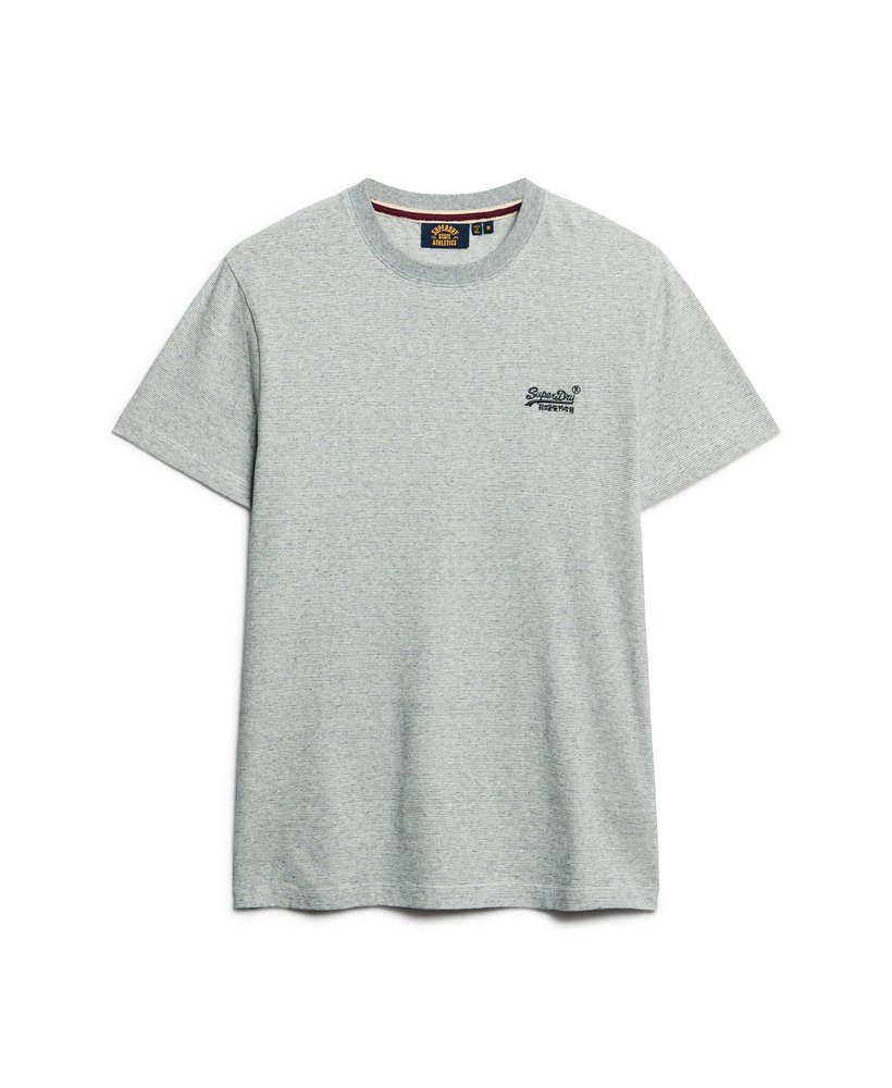 camiseta essential logo em algodão orgânico cinza claro grindle feeder