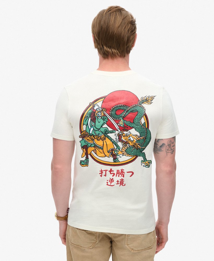 camiseta tokyo graphic na cor off white