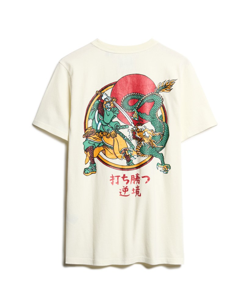 camiseta tokyo graphic na cor off white