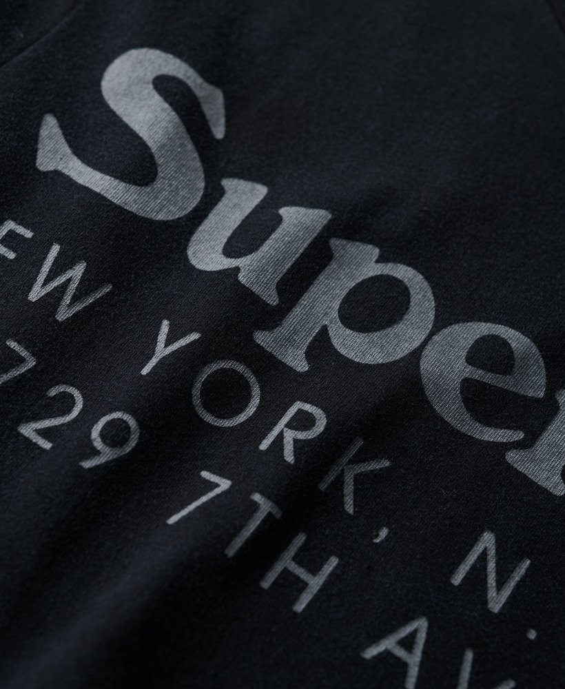 camiseta tonal venue com logo na cor preto jato