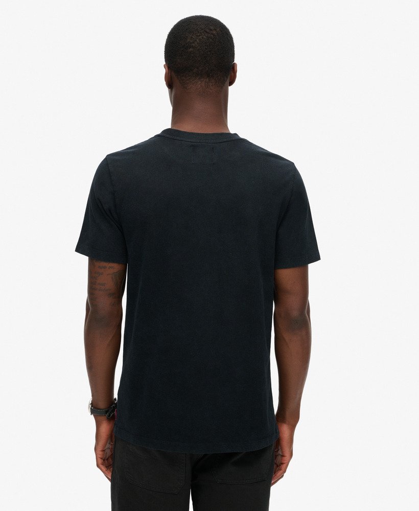 camiseta tonal venue com logo na cor preto jato