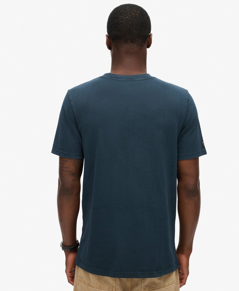 camiseta workwear gasoline graphic na cor eclipse navy
