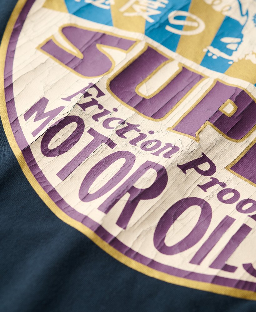 camiseta workwear gasoline graphic na cor eclipse navy