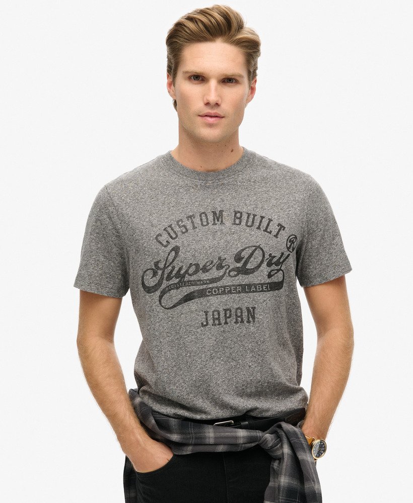 camiseta copper label workwear na cor cinza claro true grit