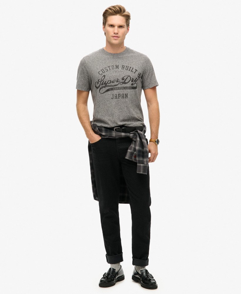 camiseta copper label workwear na cor cinza claro true grit