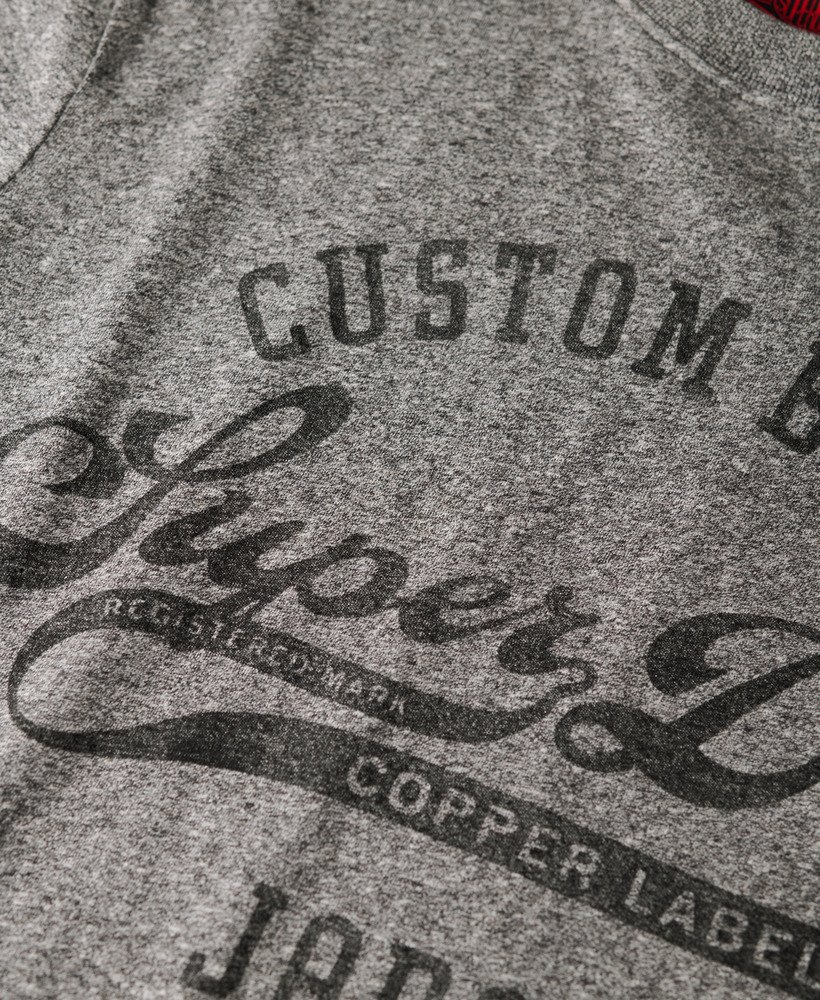 camiseta copper label workwear na cor cinza claro true grit