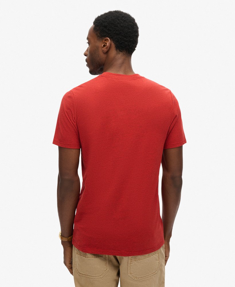 camiseta duo vintage logo na cor alakarna red grit