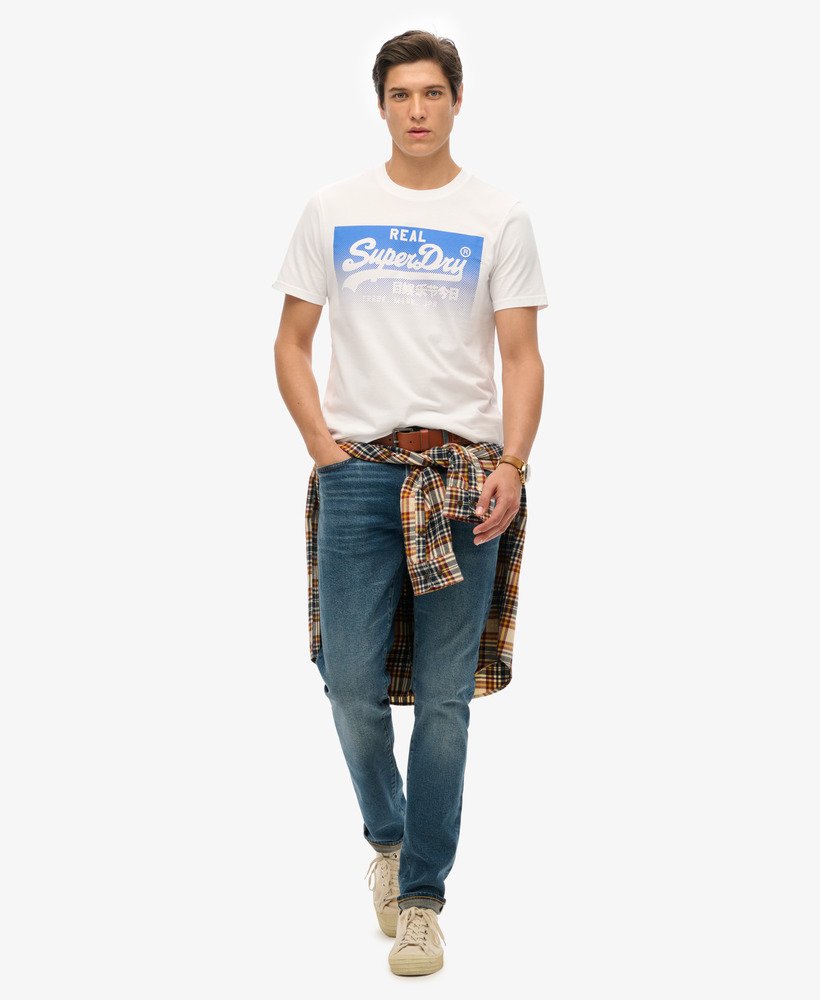 camiseta vintage box gradient na cor Óptica