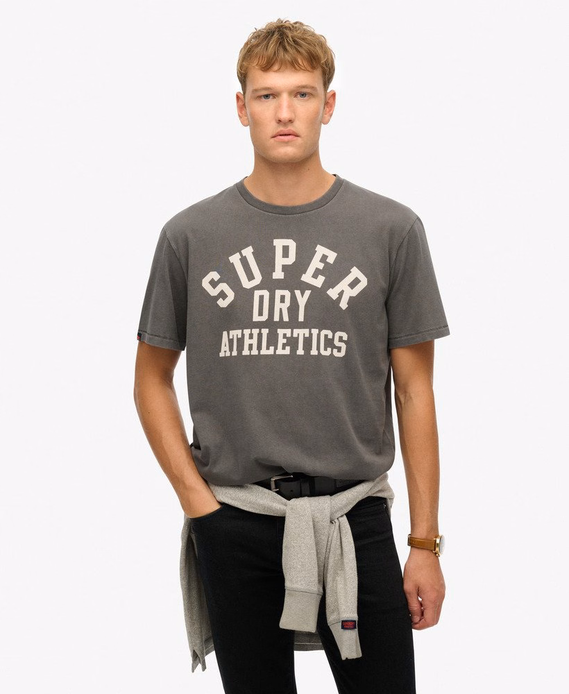 Camiseta Vintage Esportiva Essencial com Estampa