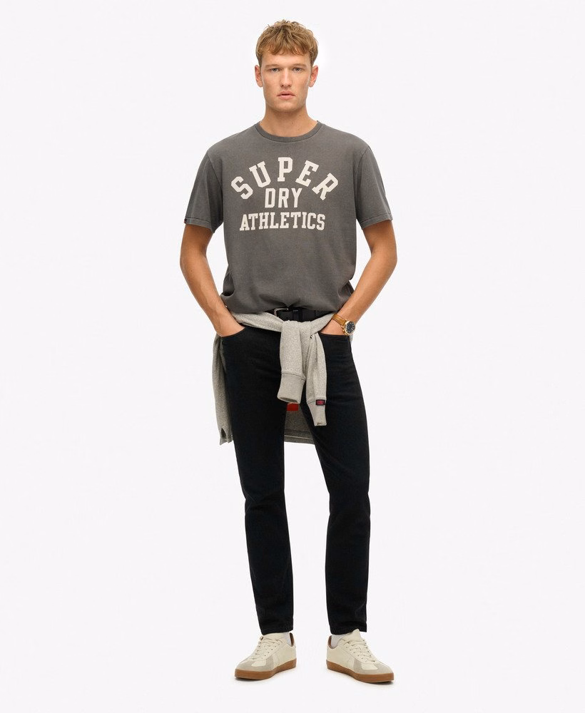 Camiseta Vintage Esportiva Essencial com Estampa