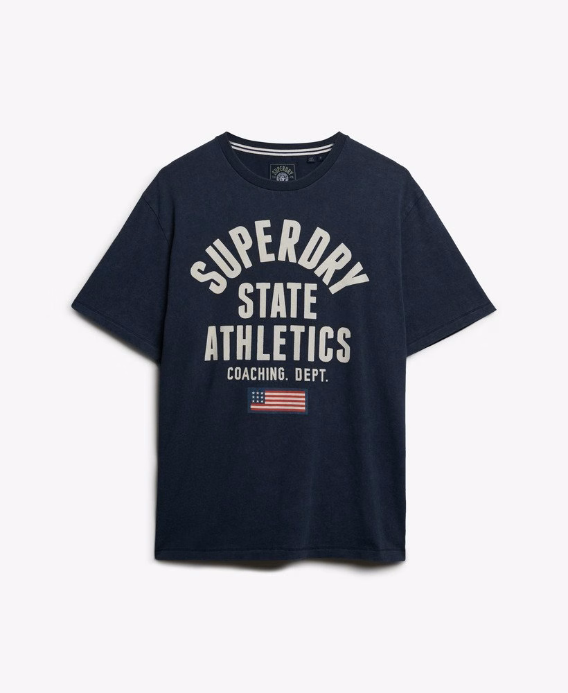 Camiseta Vintage Esportiva Essencial com Estampa