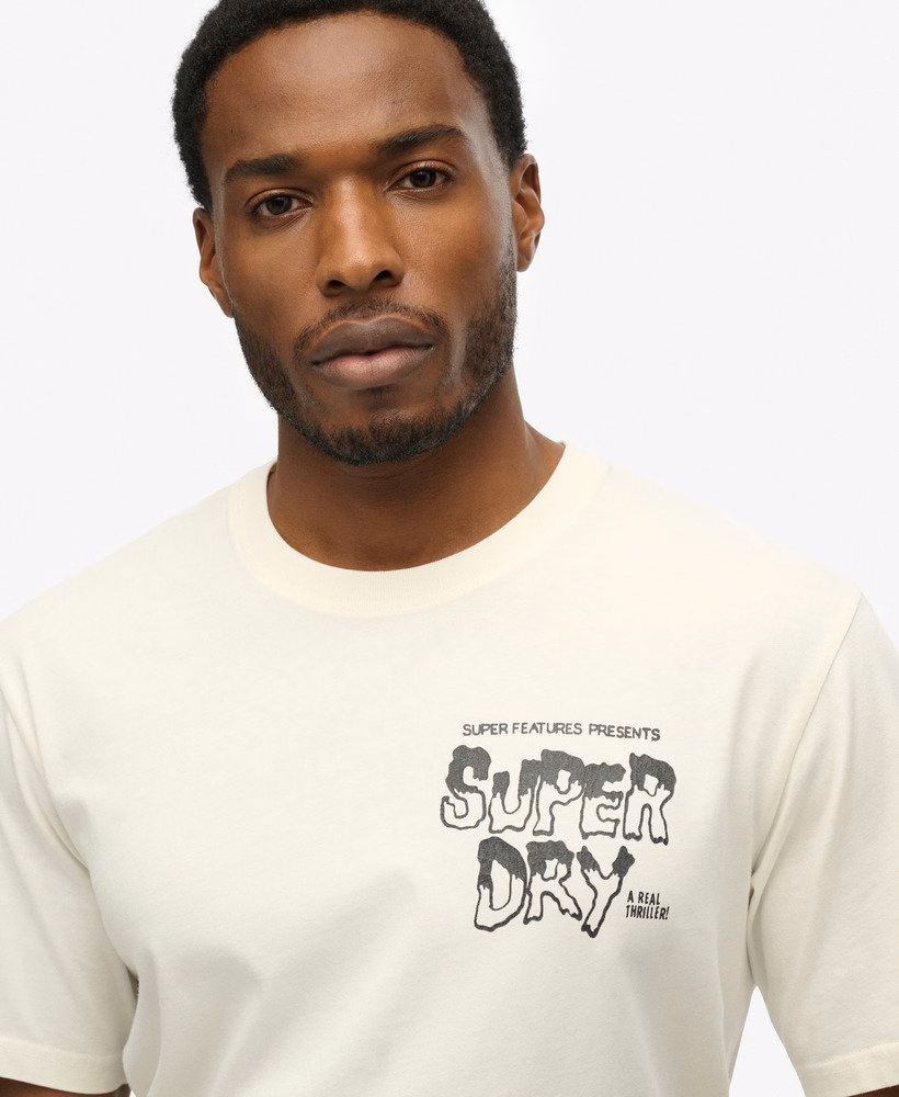 Camiseta folgada com estampa de filme B