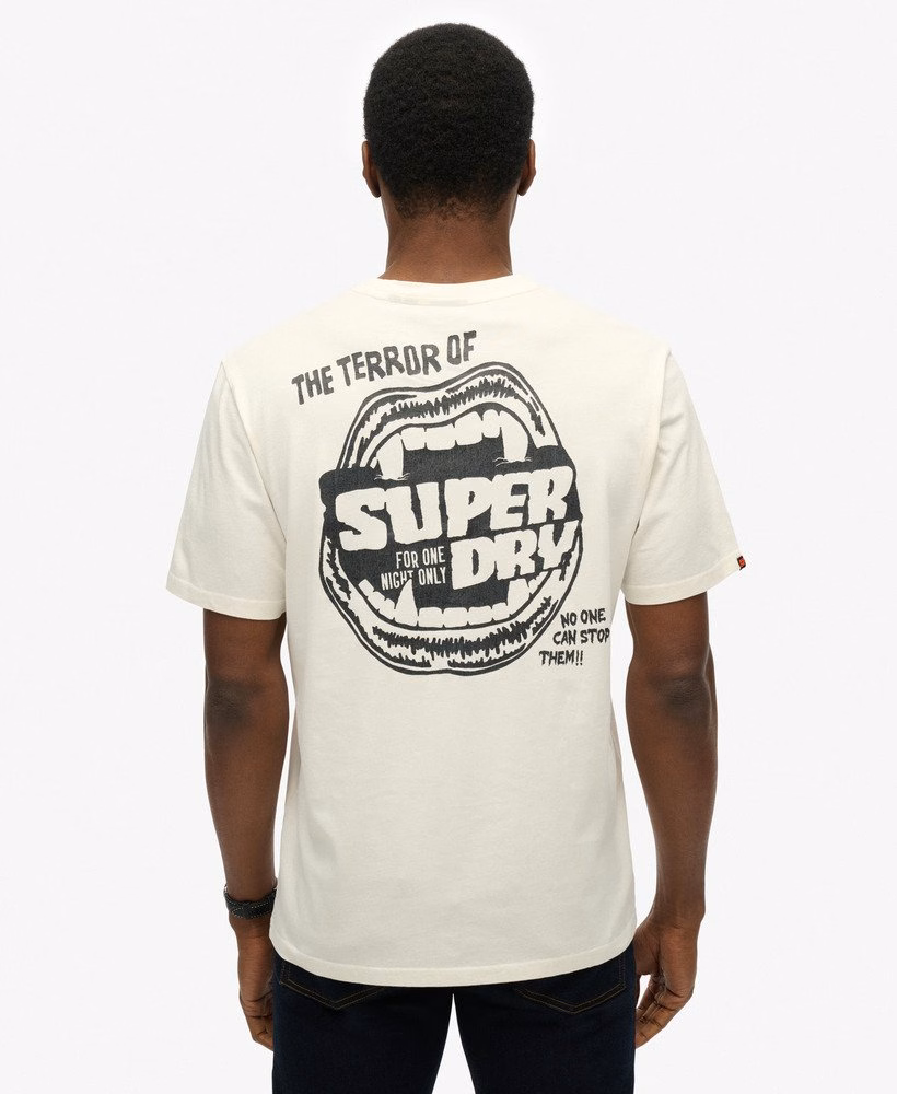 Camiseta folgada com estampa de filme B