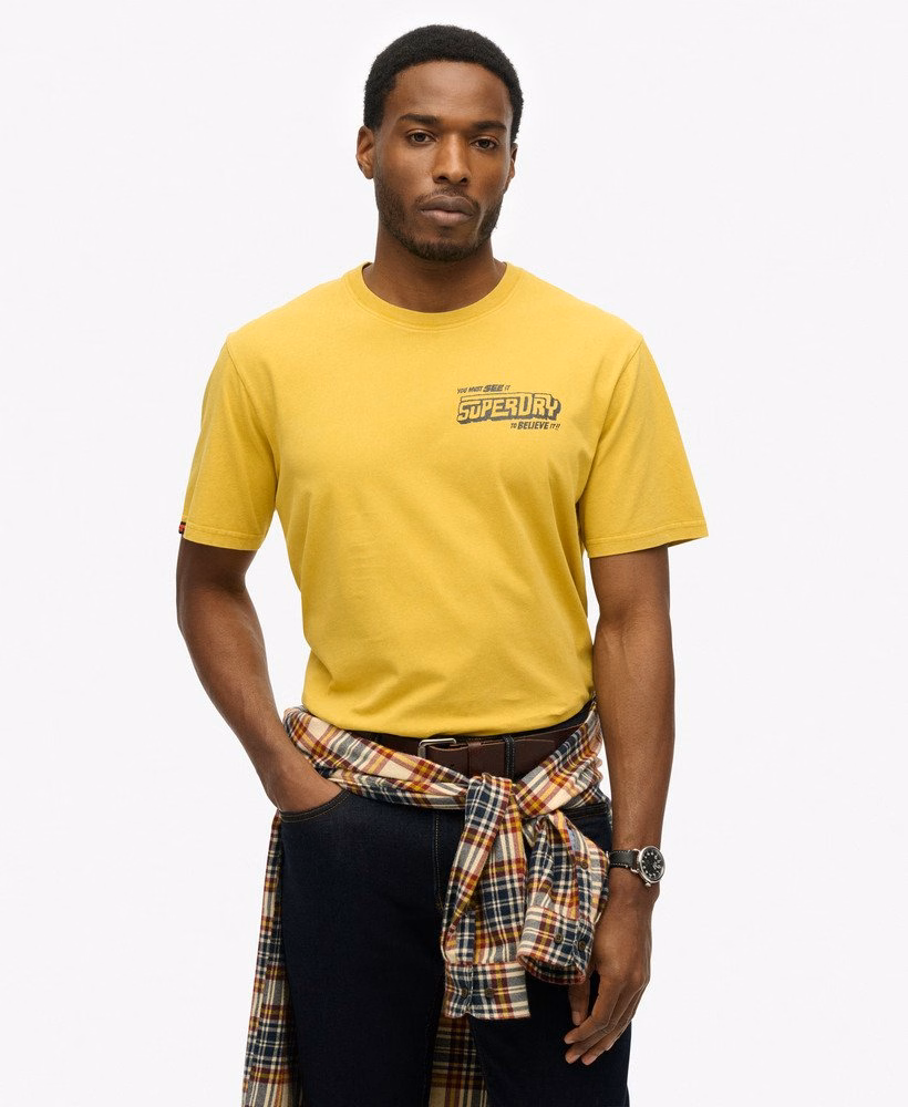Camiseta folgada com estampa de filme B