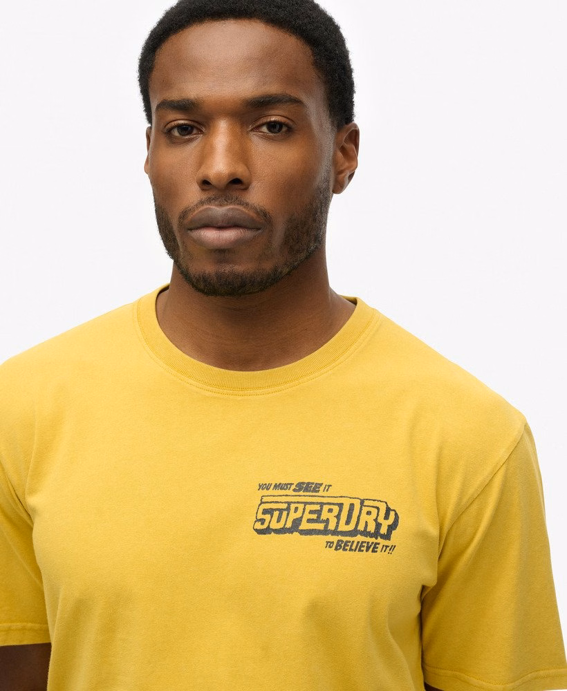 Camiseta folgada com estampa de filme B