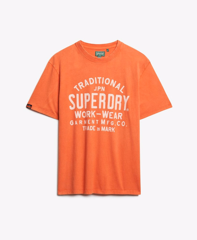 Camiseta de trabalho para produtos fabricados