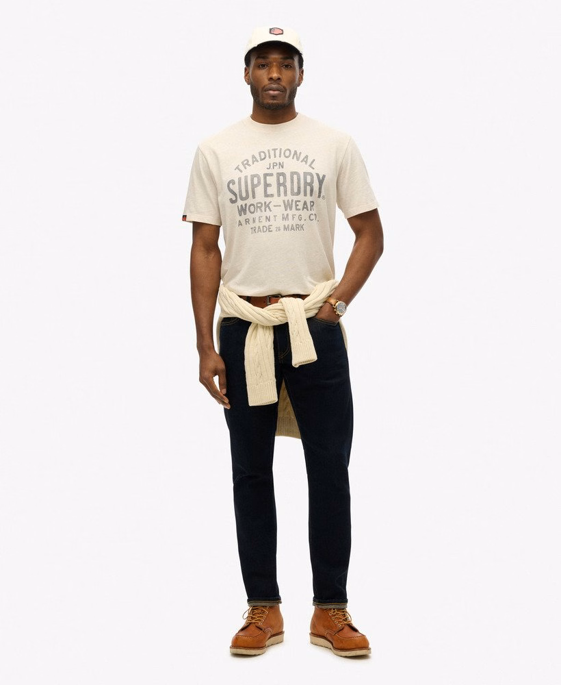 Camiseta de trabalho para produtos fabricados