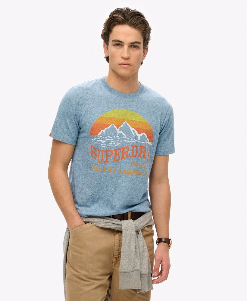 Camiseta clássica e descontraída para atividades ao ar livre