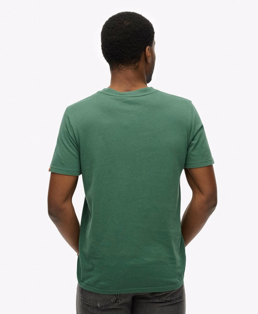 Camiseta Relaxada com Logo Vintage Bordado