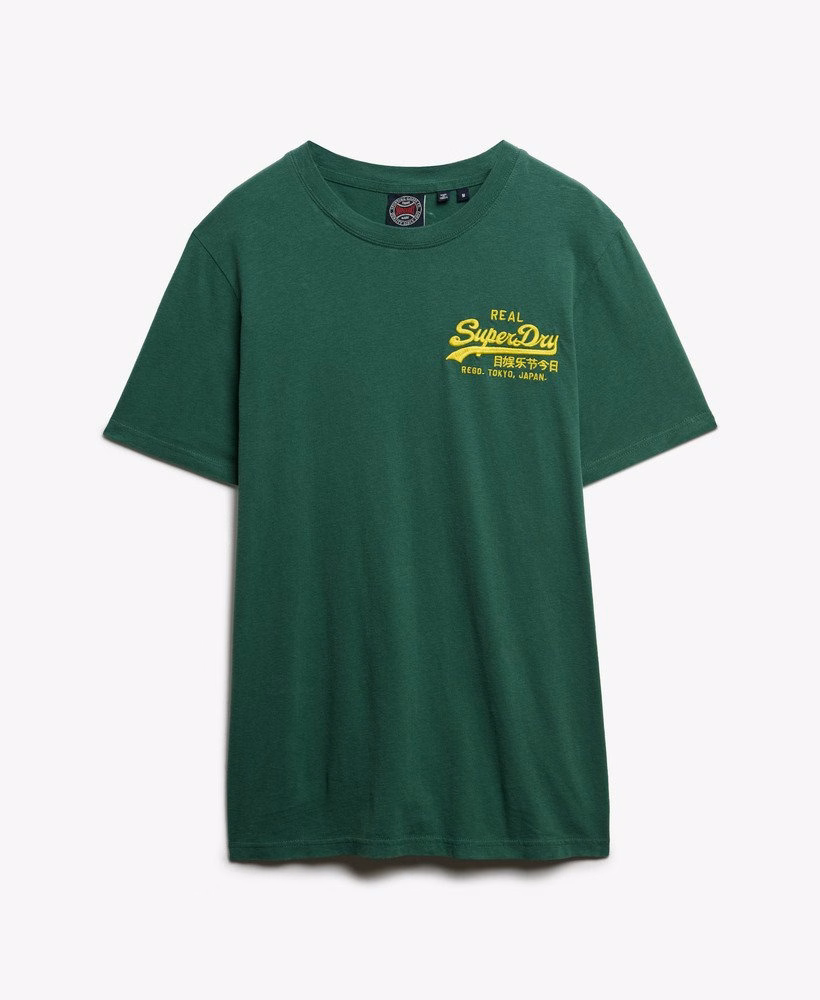 Camiseta Relaxada com Logo Vintage Bordado