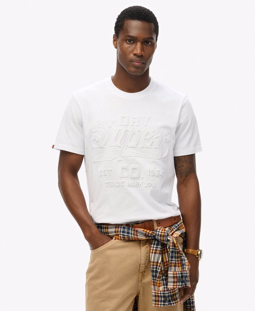 Camiseta Workwear Relaxed com Estampa em Relevo
