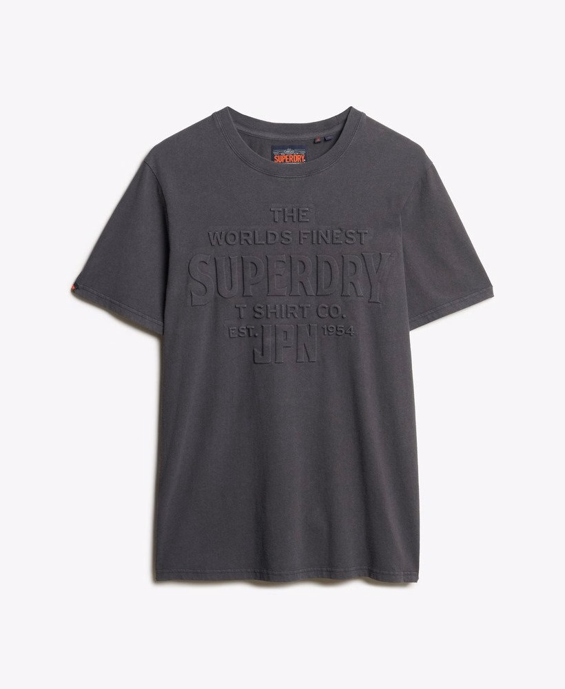 Camiseta Workwear Relaxed com Estampa em Relevo