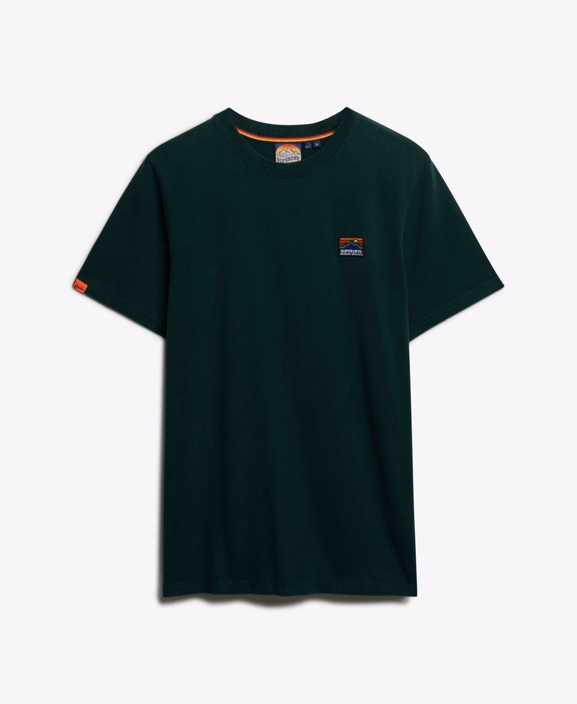 Camiseta Relaxada Bordada para Atividades ao Ar Livre