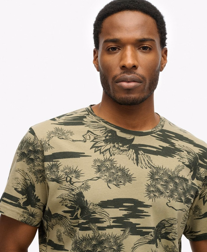 Camiseta clássica estampada