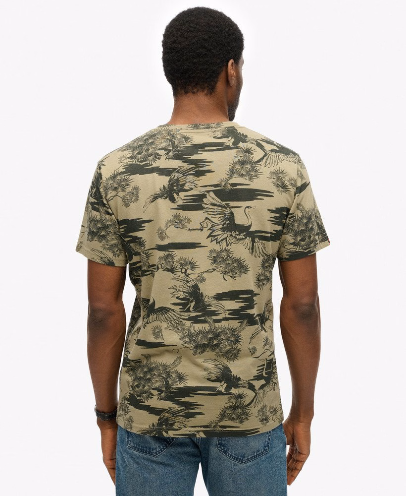Camiseta clássica estampada