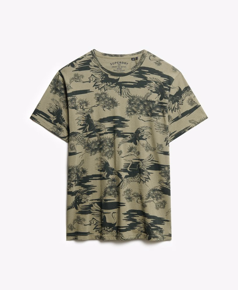 Camiseta clássica estampada