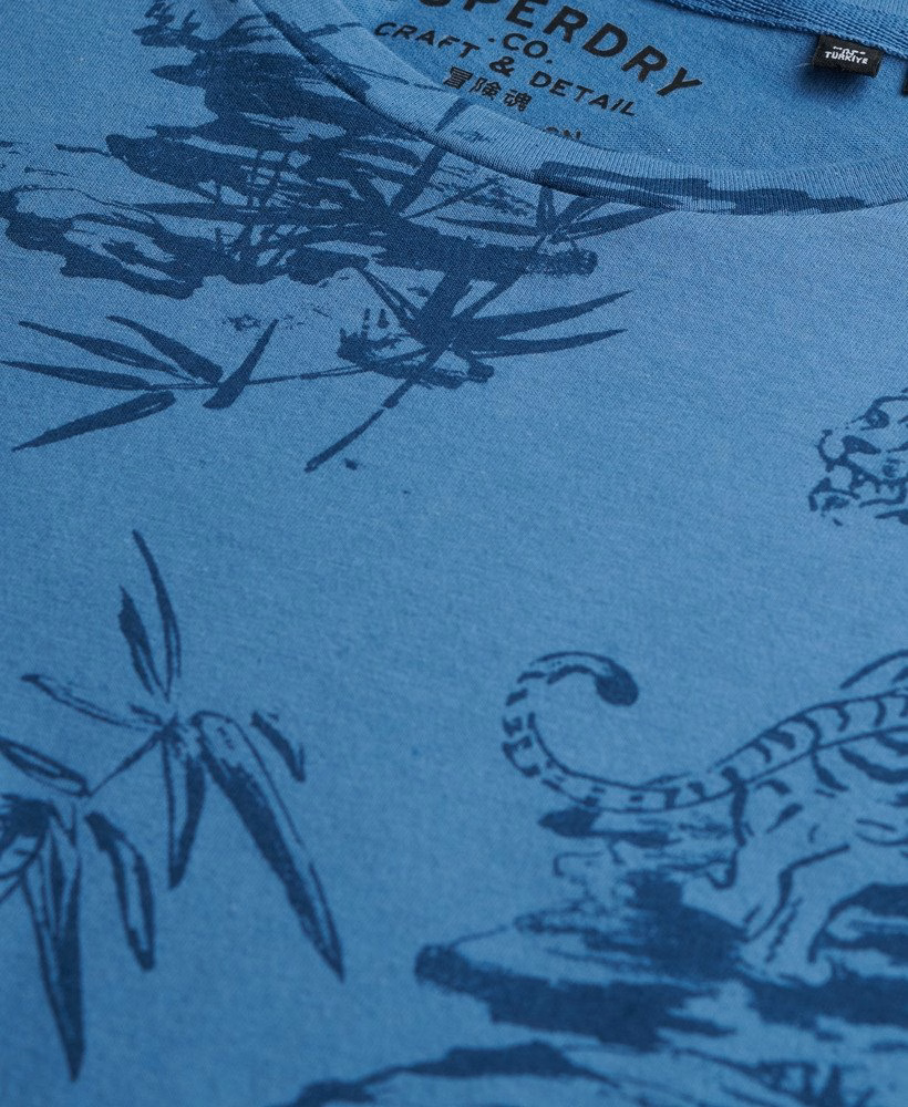 Camiseta clássica estampada