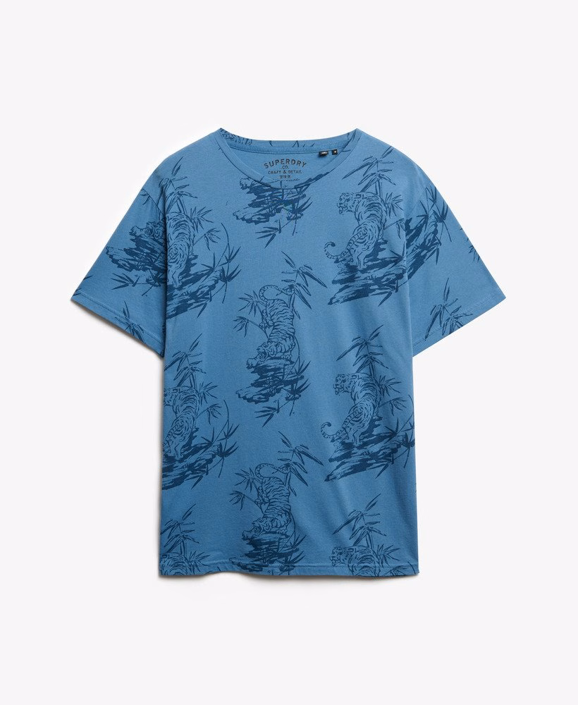 Camiseta clássica estampada