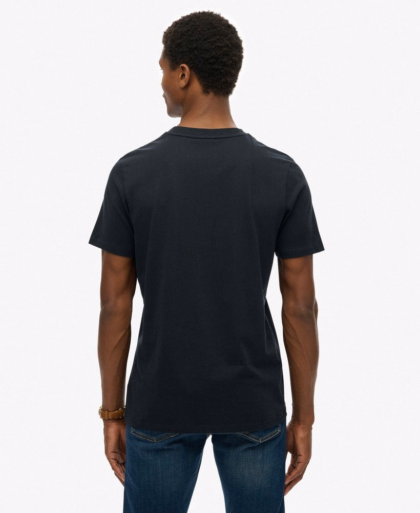 Camiseta Relaxada Bordada para Atividades ao Ar Livre